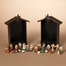 11 Piece mini Nativity Set - Textured - The Country Christmas Loft