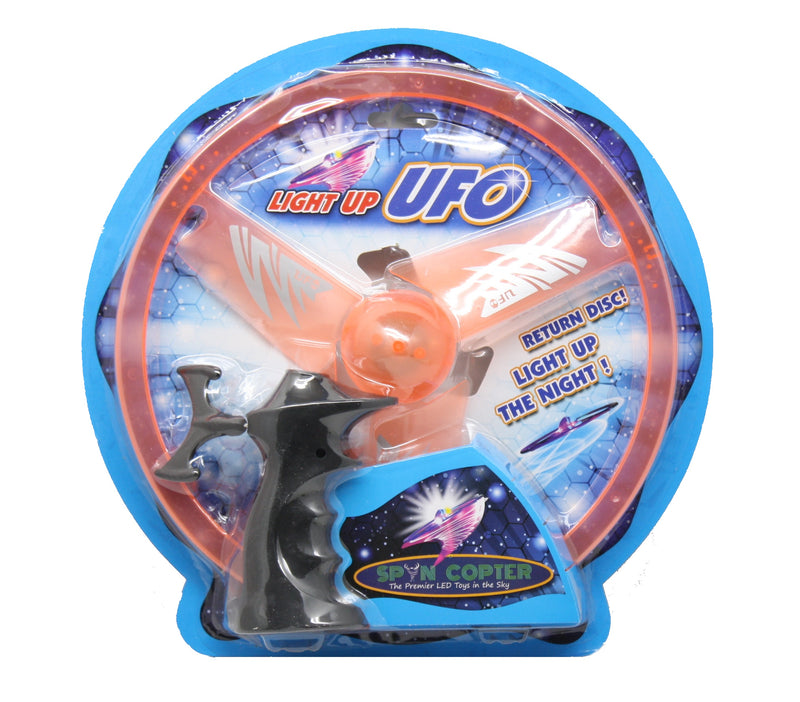 Light Up UFO - Orange - The Country Christmas Loft