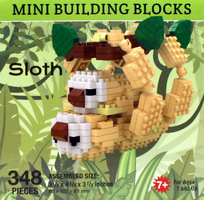 Mini Building Blocks - Sloth - The Country Christmas Loft