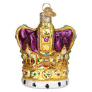 Kings Crown Glass Ornament