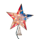 Capiz American Flag Inspired Star Treetop - The Country Christmas Loft