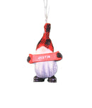 Personalized Gnome Ornament (Letters J-P) - Justin - The Country Christmas Loft