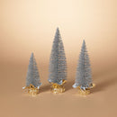 Silver Bottle Bursh Tree - - The Country Christmas Loft