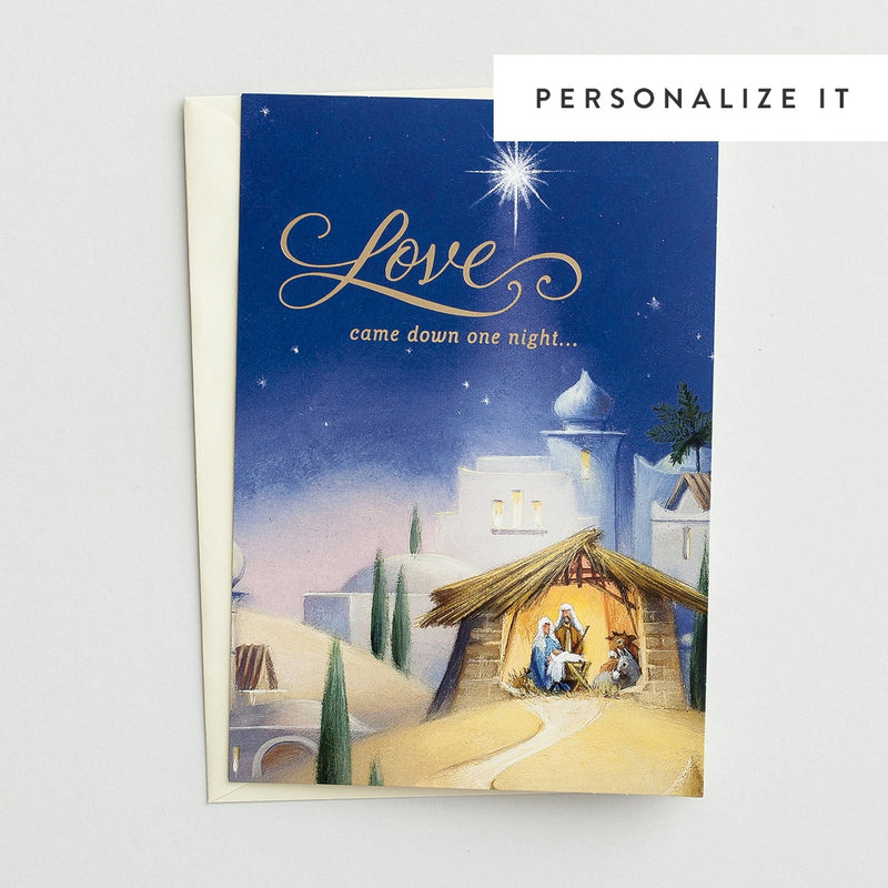 Love Came Down One Night - 18 Christmas Boxed Cards - The Country Christmas Loft