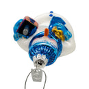 Noble Gems Glass Hanukkah Snowman Ornament - The Country Christmas Loft