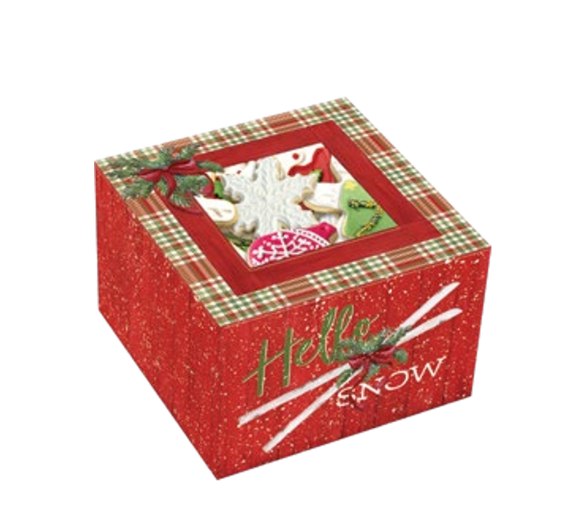 Bakery Box 2 Pack - Hello Snow - The Country Christmas Loft
