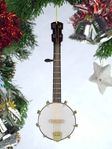 Banjo Ornament - 5" - The Country Christmas Loft