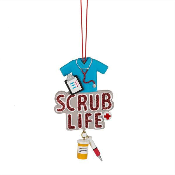 Scrub Life Nurse Ornament - The Country Christmas Loft