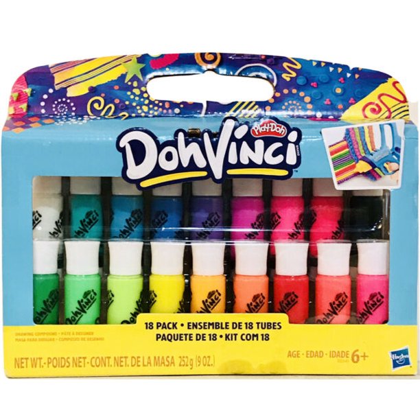 Play-Doh Dohvinci 18 Pack Drawing Compound - The Country Christmas Loft