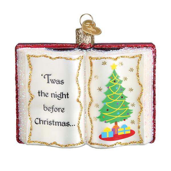 The Night Before Christmas Glass Ornament - The Country Christmas Loft