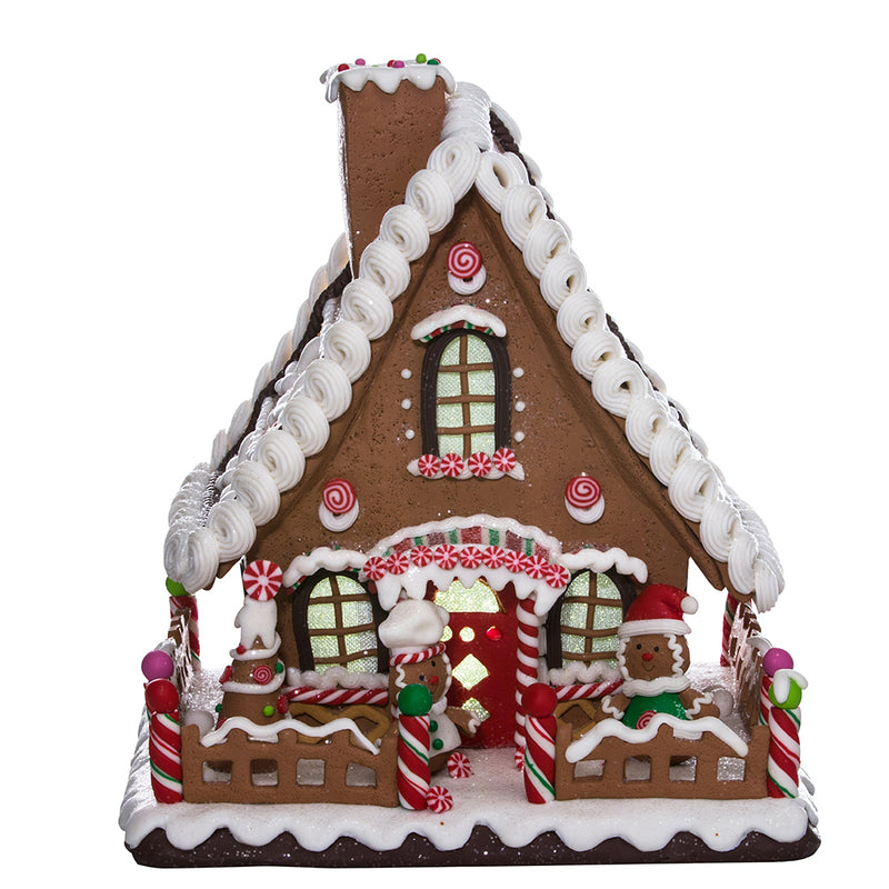 Gingerbread LED Candy House Table Piece - The Country Christmas Loft