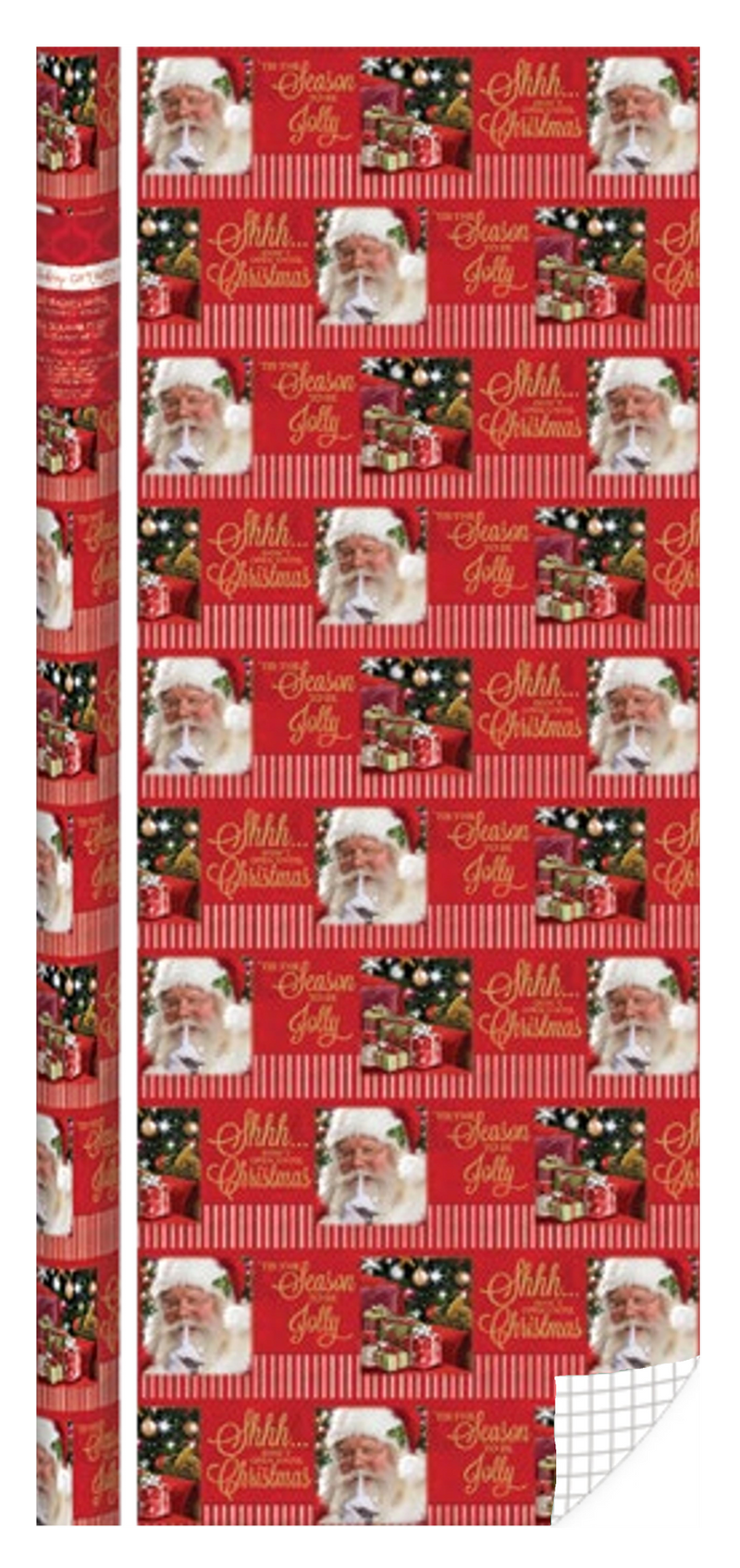 Traditional Roll Wrap - 30" x 168" - Shhhhh - The Country Christmas Loft