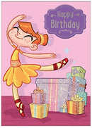 Cardoo Birthday Activity Card, Ballet - The Country Christmas Loft