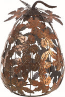 Metal Leaf Pumpkin Centerpiece - - The Country Christmas Loft