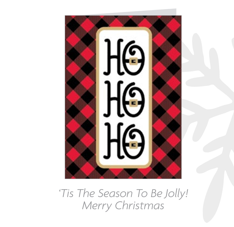 Holiday Favorites 16 Count Card Set - Ho Ho Ho - The Country Christmas Loft