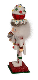 Sweets 10 Inch Nutcracker - Cupcake - Christmas >> Nutcrackers - by Kurt Adler - view 3