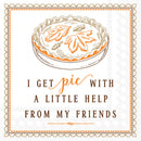 I Get Pie - Cocktail Napkin - The Country Christmas Loft