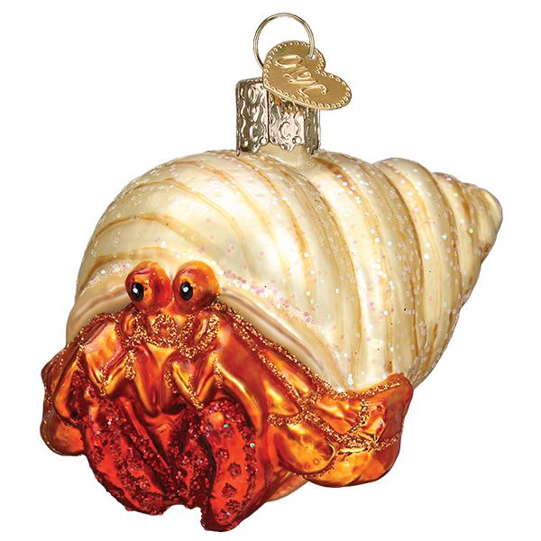 Old World Christmas Hermit Crab Glass Ornament - The Country Christmas Loft