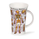 Dunoon Human Body Skeleton Fine Bone China Mug Glencoe Style - The Country Christmas Loft