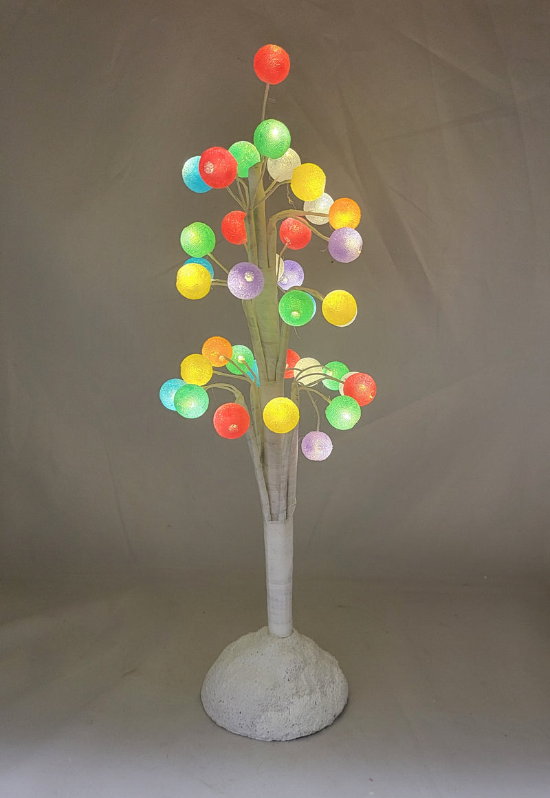 Lighted Holiday Round Gum Drop Tree
