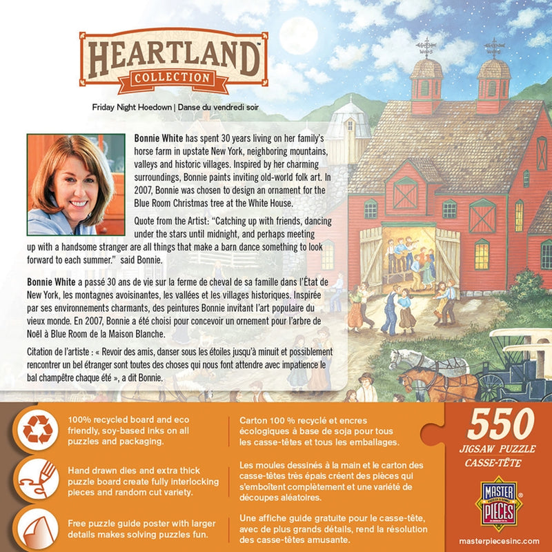 Heartland - Friday Night Hoe Down 550 Piece Puzzle