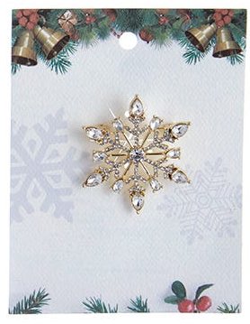 Enamel Finish Pin - Snowflake - The Country Christmas Loft
