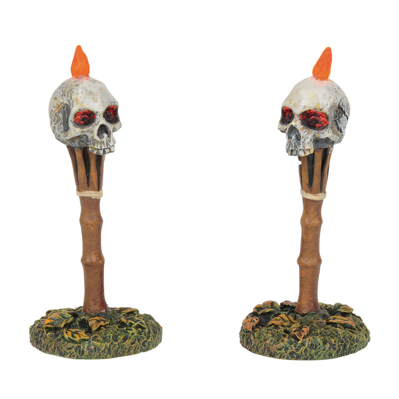 Lamp Posts - Lit Nightmares (set of 2) - The Country Christmas Loft