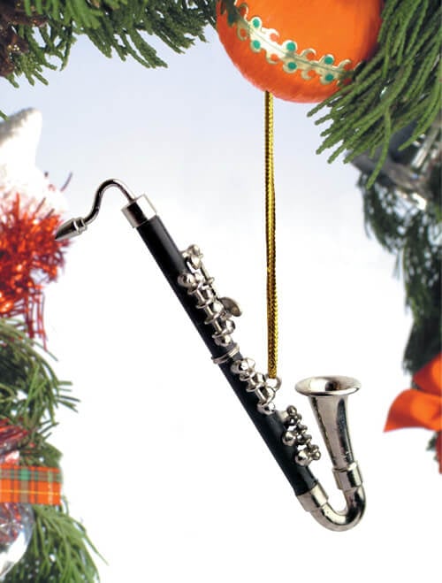 Black Bass Clarinet Ornament