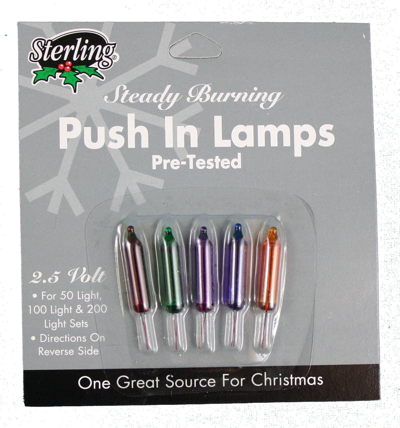 2.5V Replacement Bulb 5Pk - - The Country Christmas Loft