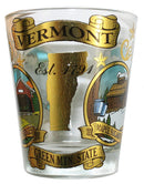 Vermont Four Icon Shot Glass - The Country Christmas Loft
