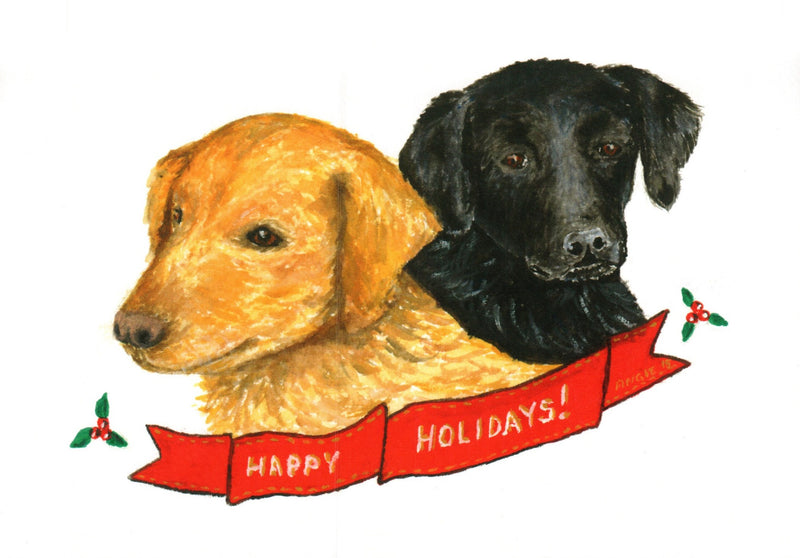 Holiday Pups Card - The Country Christmas Loft