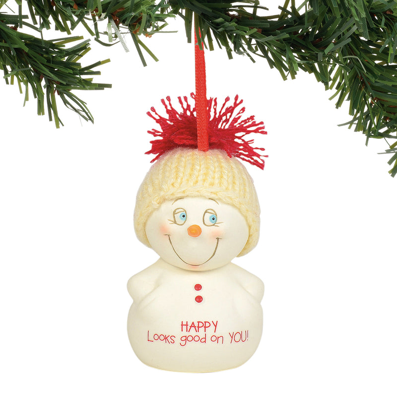 SnowPinions - Happy Looks Good on you Ornament - The Country Christmas Loft
