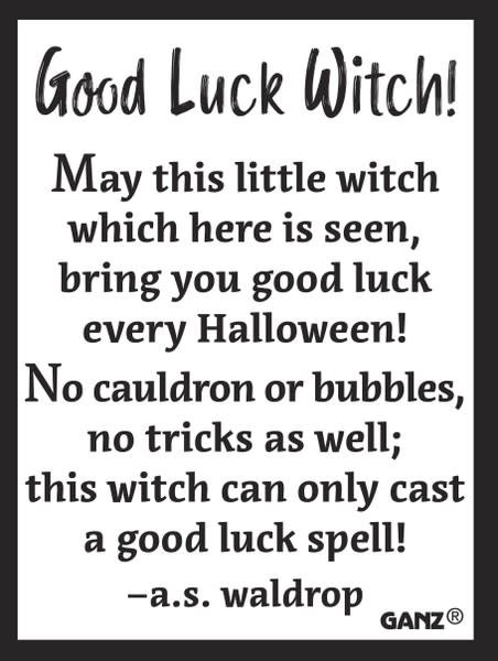 Good Luck Witch Charm - - The Country Christmas Loft