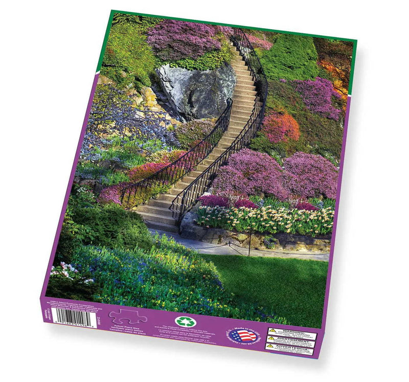 Garden Stairway - 500 Piece Puzzle - The Country Christmas Loft