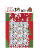 Wrap In A Hurry Pull String Gift Bag 6 piece Assortment - The Country Christmas Loft