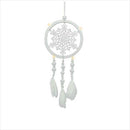 Lighted LED Snowflake Dream Catcher Ornament - The Country Christmas Loft