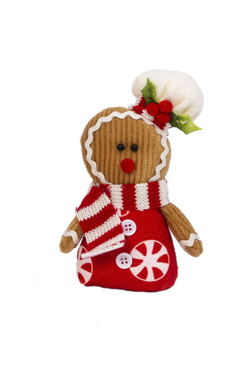Plush Gingerbread Character - 5 Inch - - The Country Christmas Loft