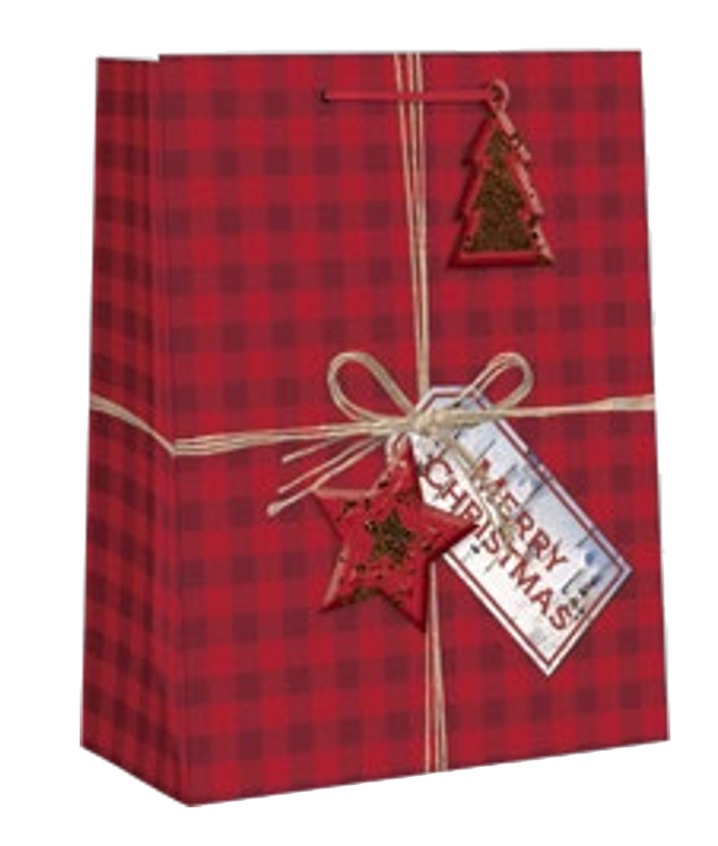 Accented Farmhouse Giftbag - - The Country Christmas Loft