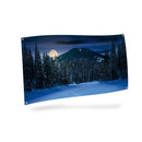 My Village Background Cloth - Mountain Landscape at Night - The Country Christmas Loft