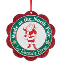Santa Seal of Approval Ornament - - The Country Christmas Loft