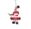 Cozy Snowman Ornament (Letters G - R) - - The Country Christmas Loft