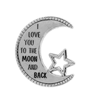 I Love You to the Moon and Back Charm - The Country Christmas Loft
