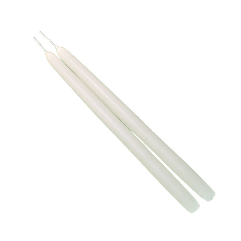 Mole Hollow Taper Pair (Shell White) - - The Country Christmas Loft