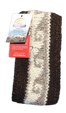 Fleece Lined Wood Headband - Two Tone Brown - The Country Christmas Loft