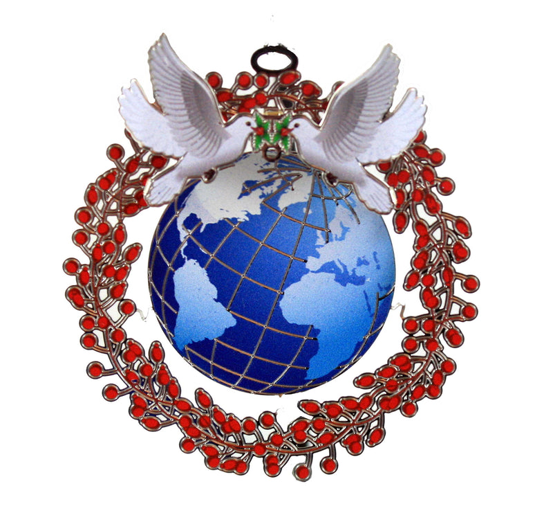World Peace Ornament - The Country Christmas Loft
