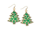 Gem Glitter Tree with Gold Star - Earrings - Gift Shoppe >> Jewelry >> Earrings - by Periwinkle By Barlow