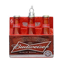 Kurt Adler Glass Budweiser Ornament, 3.5-Inch, 6-Pack - The Country Christmas Loft