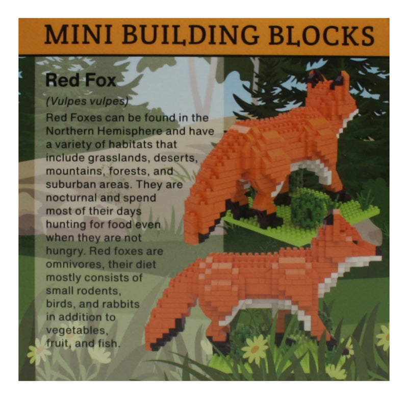 Mini Building Blocks - Red Fox - The Country Christmas Loft