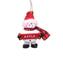 Cozy Snowman Ornament (Letters G - R) - - The Country Christmas Loft
