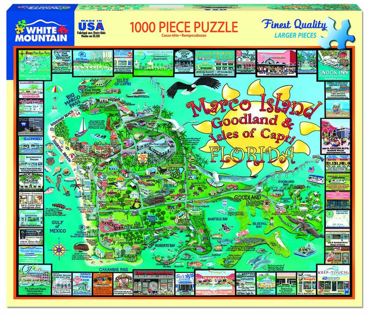 Marco Island, FL - 1000 Piece Jigsaw Puzzle - The Country Christmas Loft
